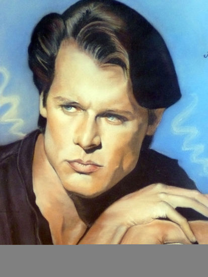 Alan Grant (Melrose Place) Pastel Papel Retrato