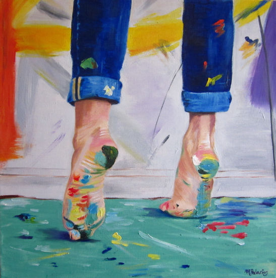 Head to toe Oil Canvas Figure Painting