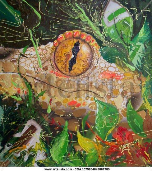 Reptil Acrylic Canvas Animals