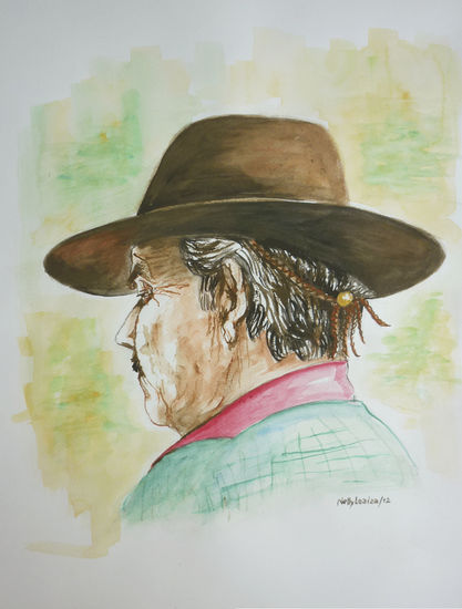 Pionero Watercolour Card Portrait