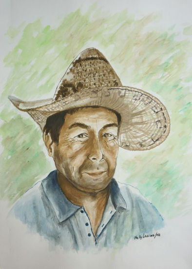 Pionero Watercolour Card Portrait