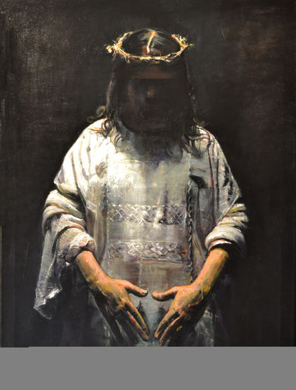 Cristo ( segunda version ) Oil Canvas Figure Painting