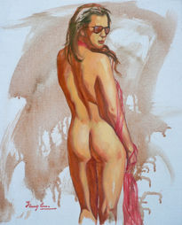 OIL PAINTING NAKED...