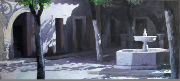 Placita de El Salvador-Sevilla Acrylic Panel Landscaping