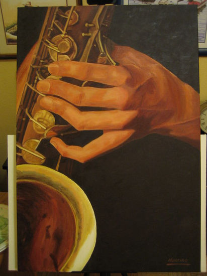 Saxo. Oil Canvas Others