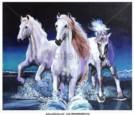 Caballos galopando