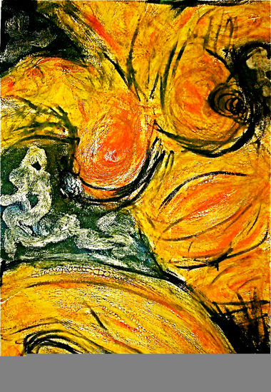 Tension 2/1 Oil Paper Nude Paintings