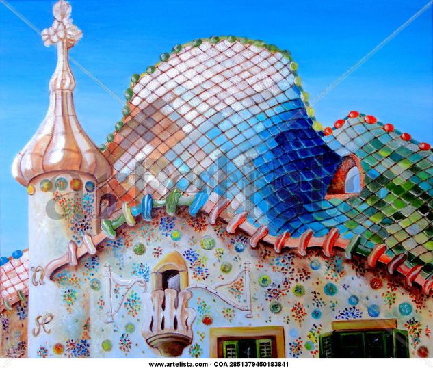 CASA BATLLÓ (Barcelona) Acrylic Canvas Others