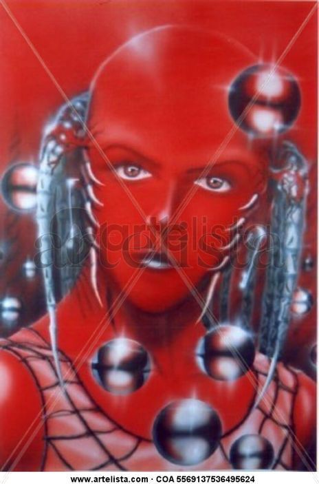 La dama de rojo