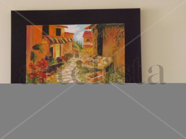 La Placita Oil Canvas Landscaping