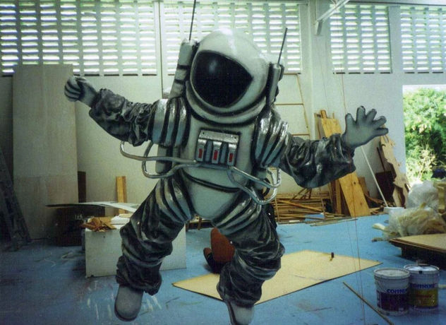 astronauta de escenografia