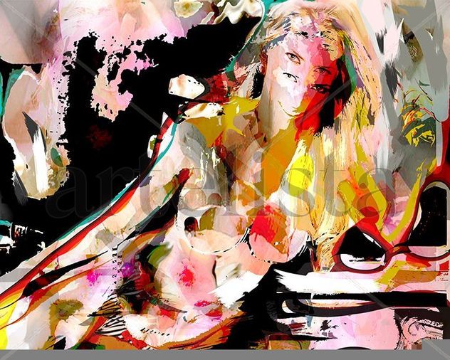 mujer en color