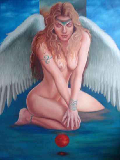 ANGEL CAIDO Oil Canvas Nude Paintings