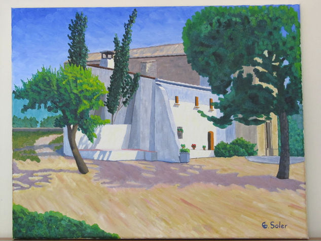 masia Oil Canvas Landscaping