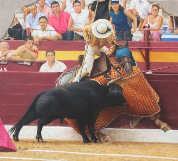 Recargando Óleo Lienzo Deportes