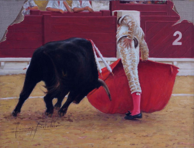 Mandando (Alejandro Esplá) Óleo Lienzo Deportes