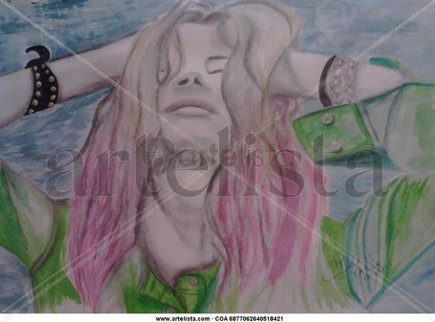 Alison Mosshart Mixed Media