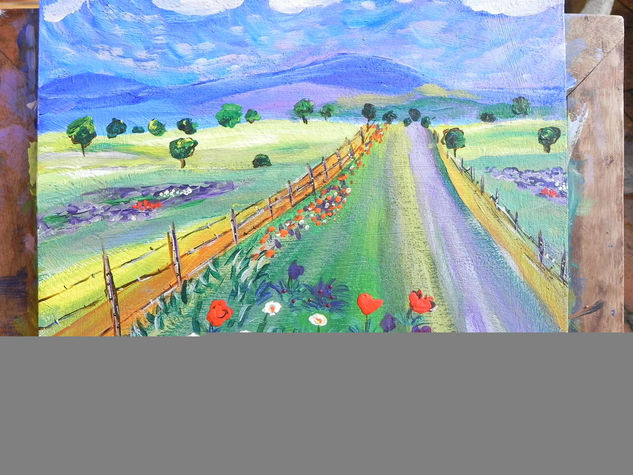 Aires de primavera II Acrylic Panel Landscaping