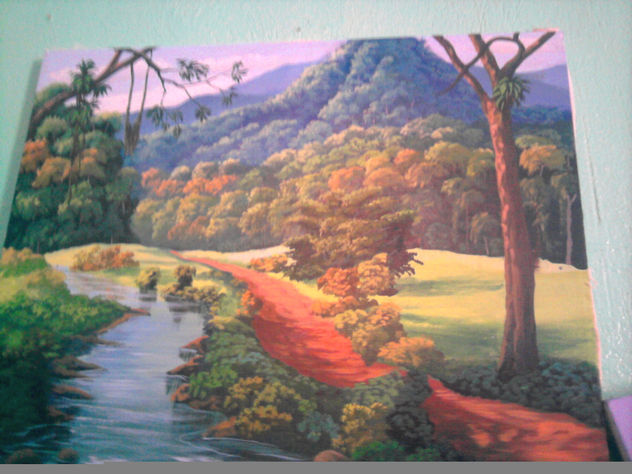 camino junto al rio