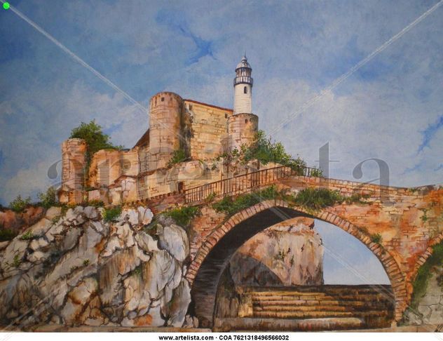 pinturas de faros del mundo, españa