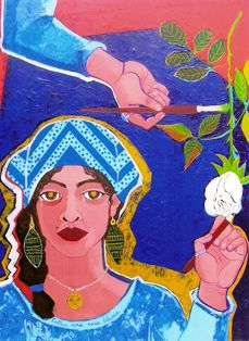 I GROW A WHITE ROSE,  2005