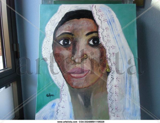 Mujer Oil Canvas Portrait