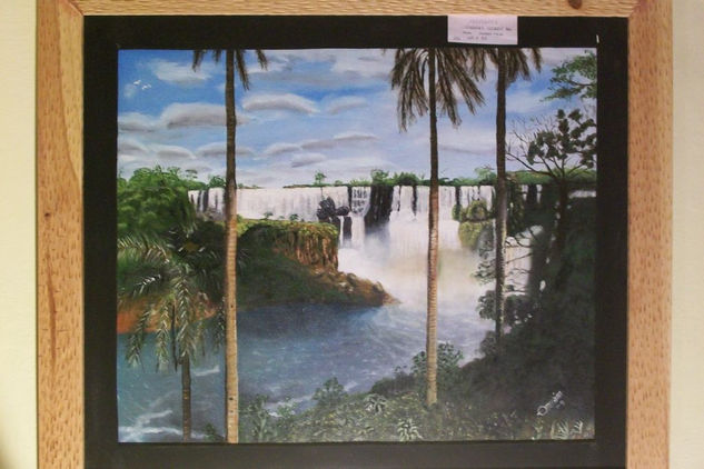 Cataratas del Iguazu Oil Canvas Landscaping