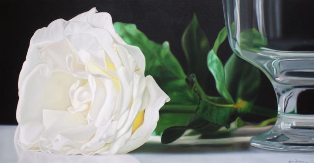 Luz en la oscuridad Oil Canvas Still Life Paintings