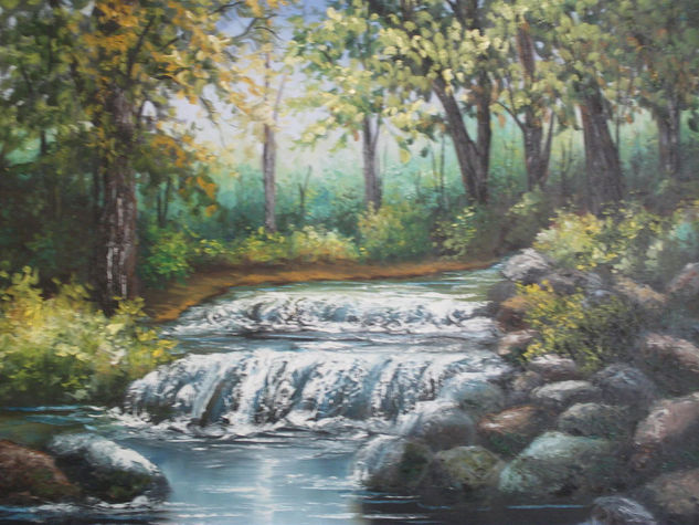 manantial Oil Canvas Landscaping