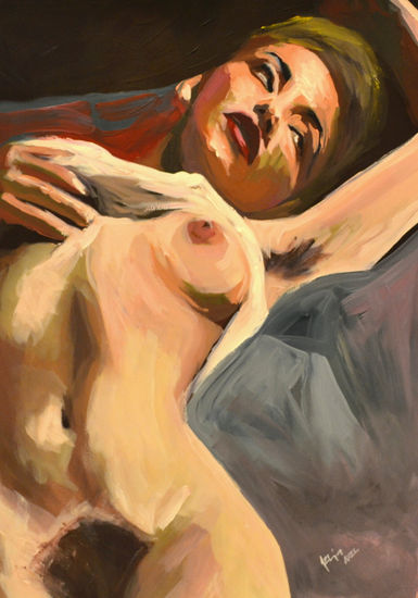 lady Oil Card Nude Paintings