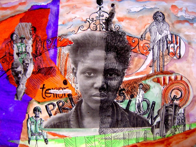 La prision del racismo Mixed media Paper Others