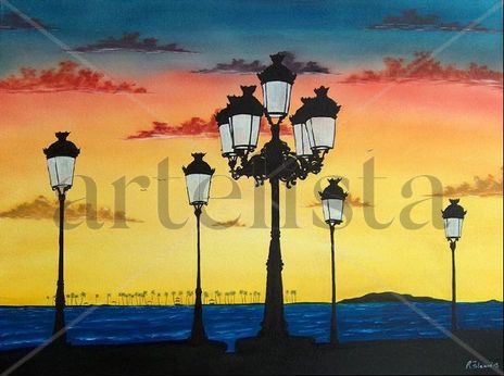 Atardecer con el...