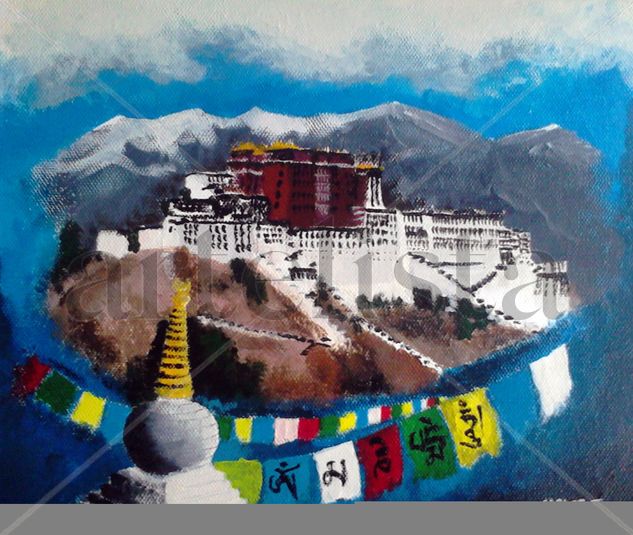 Potala Oil Canvas Landscaping