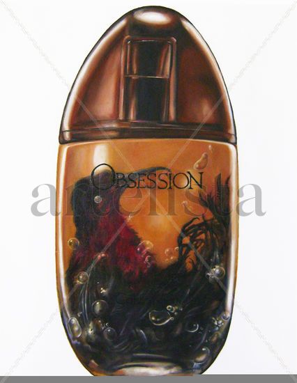 "Obsession" Media Mixta Lienzo Animales