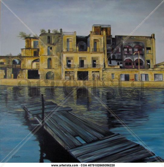 Puerto de Matanzas-Cuba Oil Canvas Landscaping