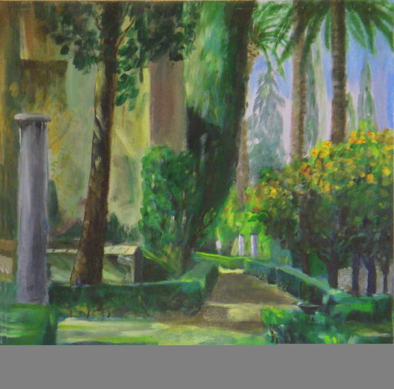 Alcazar de Revilla Acrylic Panel Landscaping