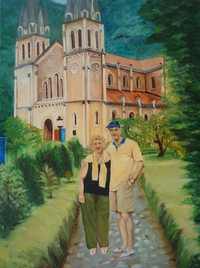 VERANO EN COVADONGA Oil Canvas Landscaping