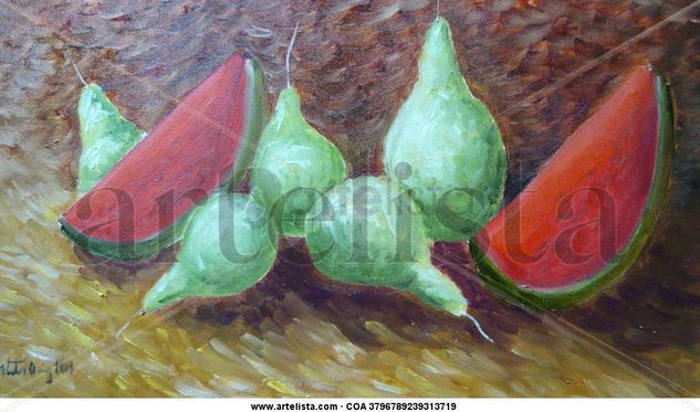 frutas Oil Canvas Still Life Paintings