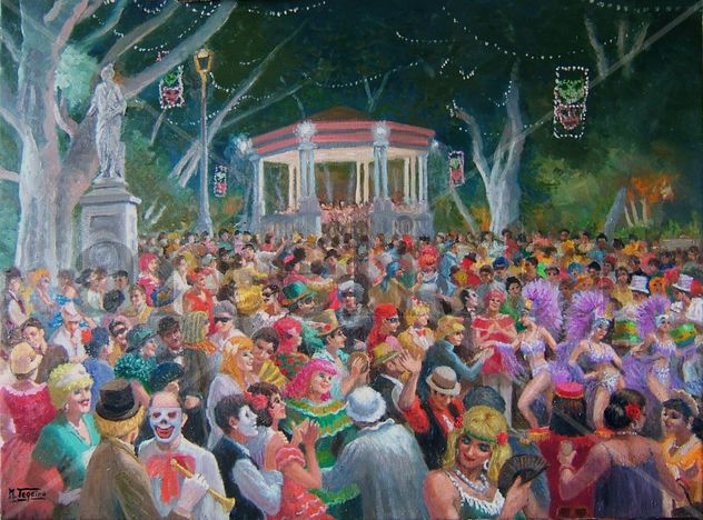 Carnaval en la Plaza del Principe - Tenerife