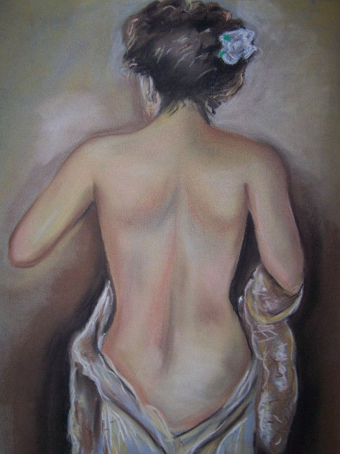 mujer desnudandose