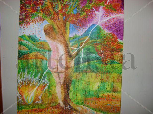 Love of Fire # 1 Amor de Fuego Acrylic Canvas Nude Paintings