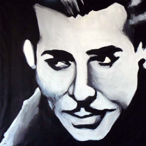 Clark Gable Acrylic Canvas Portrait