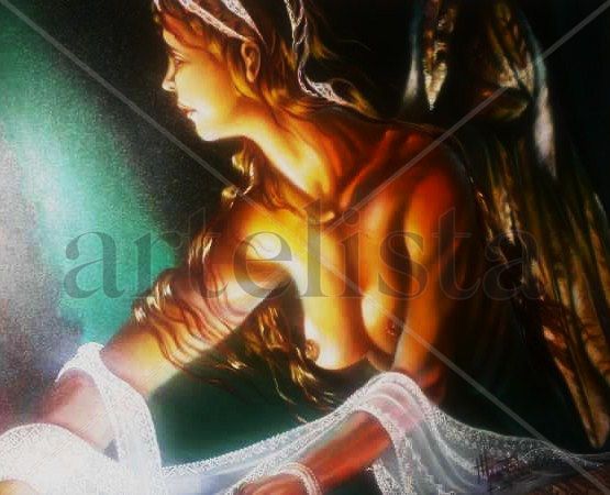 Mi angel Oil Canvas Figure Painting