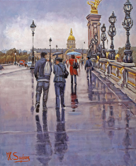 PARIS.- MAÑANA LLUVIOSA Oil Canvas Landscaping