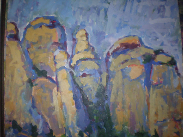 el pito del sereno,montserrat Oil Canvas Landscaping