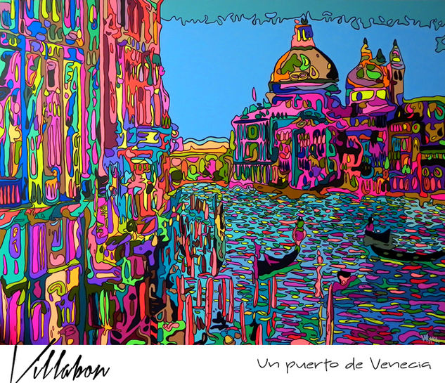 UD PUERTO DE VENECIA - VILLABON Acrylic Canvas Landscaping