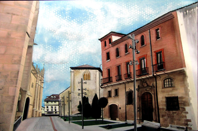 Palacio de Castilfalé (Burgos) Acrylic Canvas Landscaping