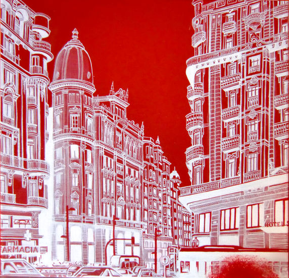 Red de San Luis (Madrid) Acrylic Canvas Landscaping