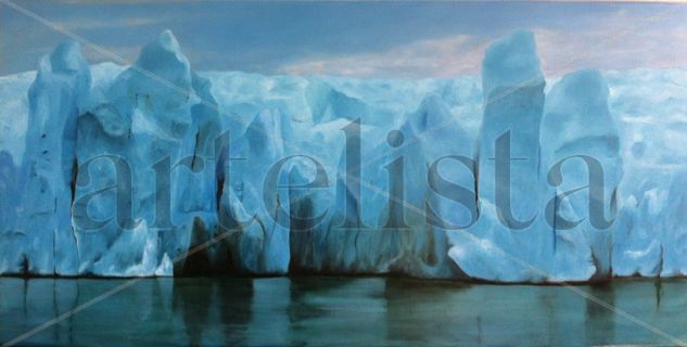 Glaciar Oil Canvas Landscaping