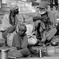 Sadhus en Ganges